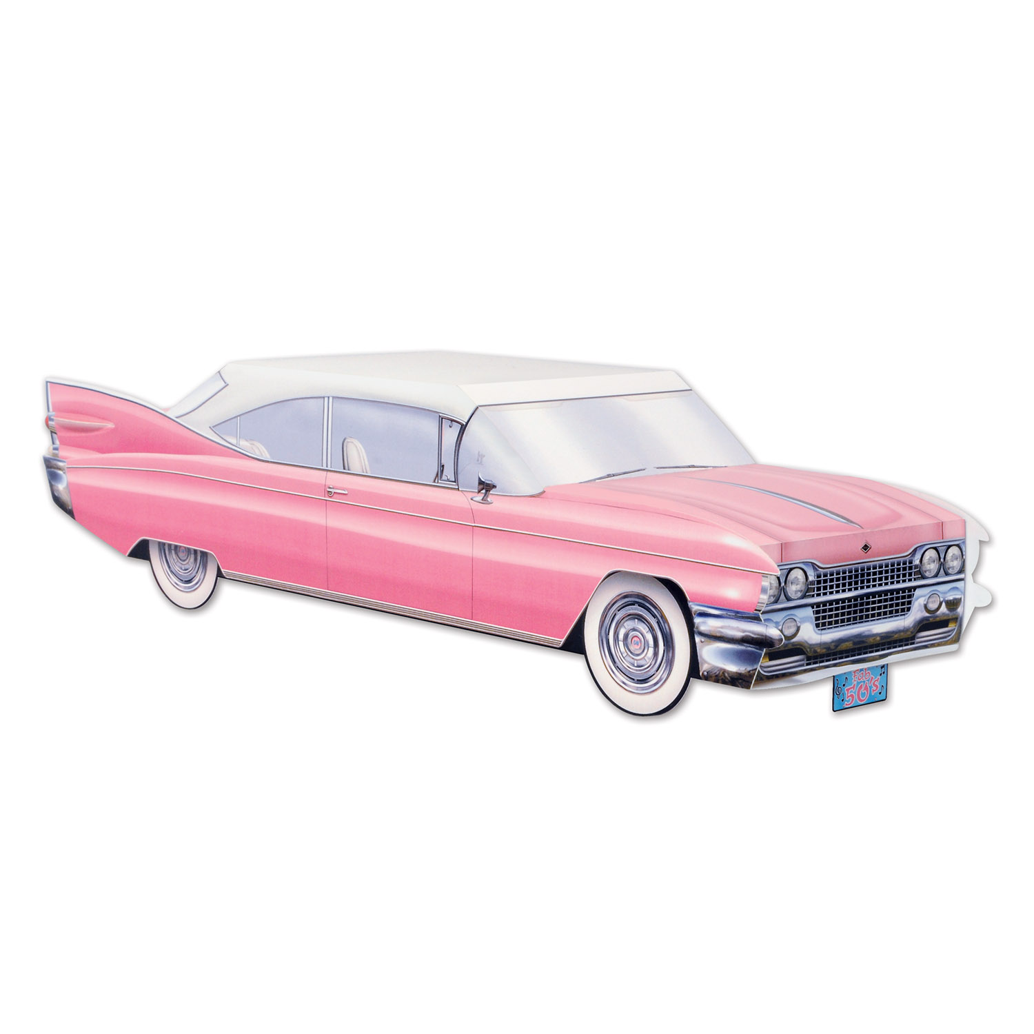 12 Wholesale 3-D 50's Cruisin' Car Centerpiece Assembly Required