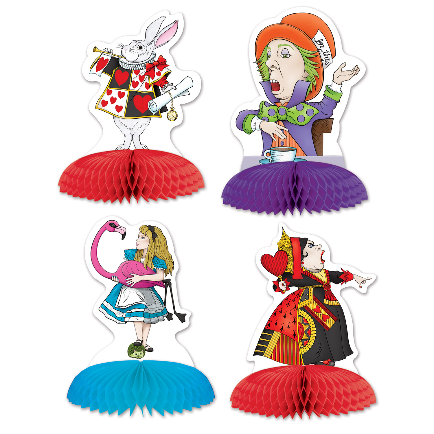 12 Wholesale Alice In Wonderland Mini Centerpieces