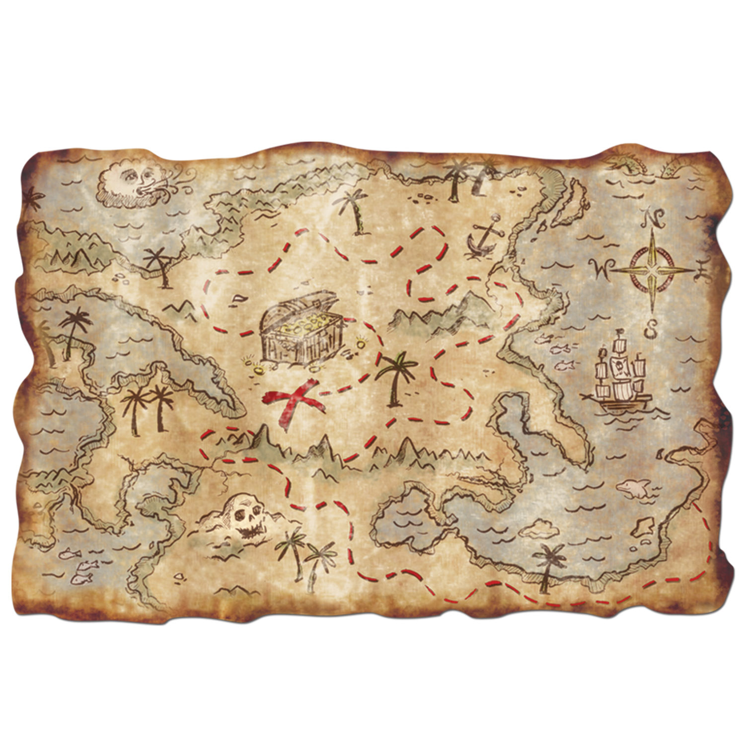 Buy wholesale Treasure map