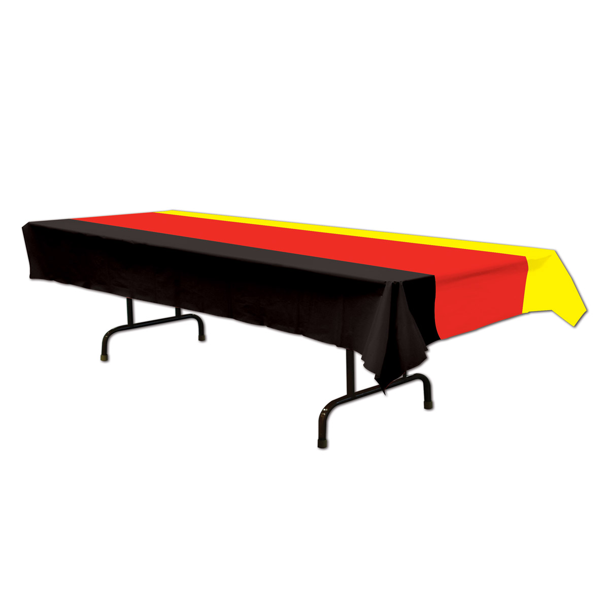 12 Wholesale German Tablecover Black, Red, Yellow; Plastic