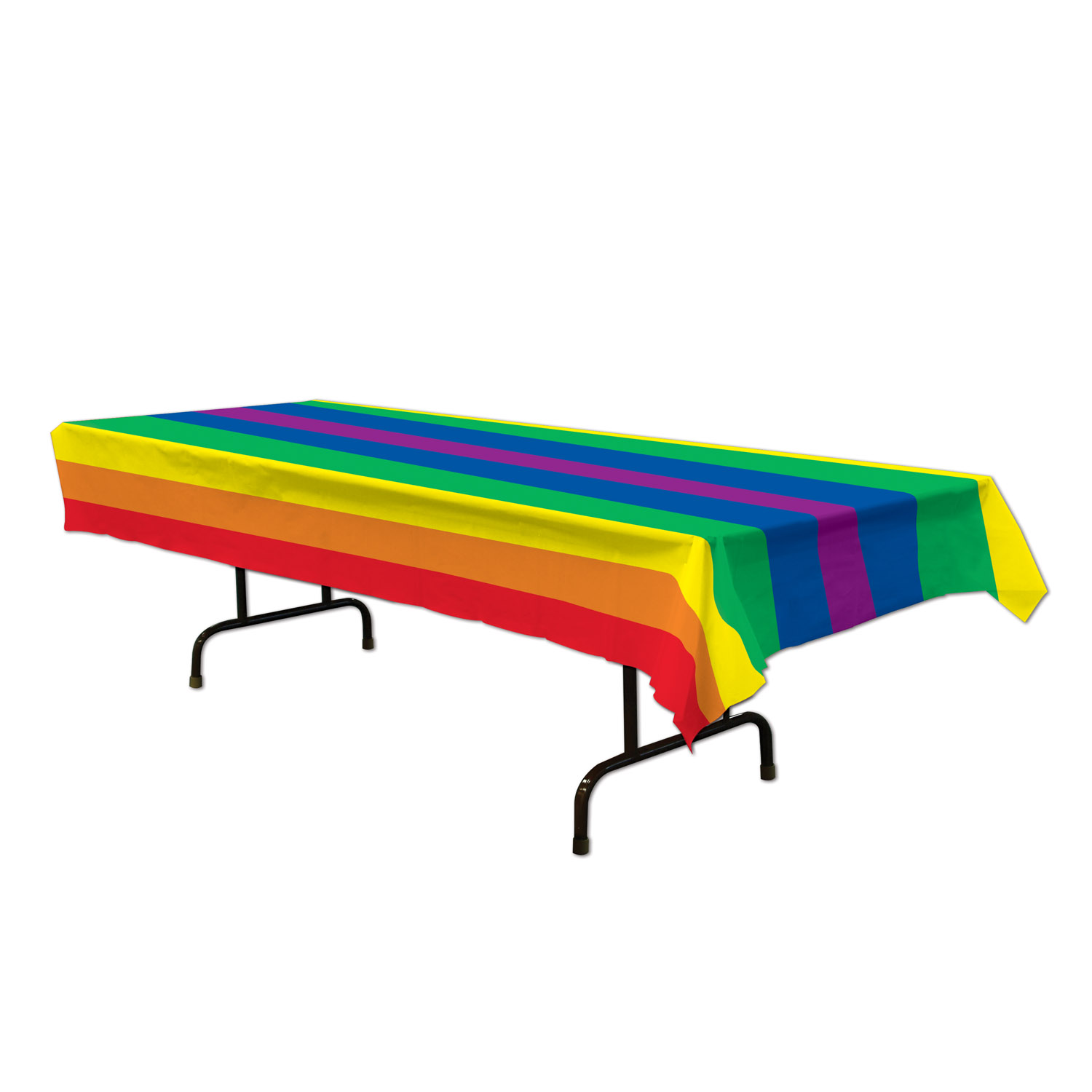 12 Wholesale Rainbow Tablecover Plastic