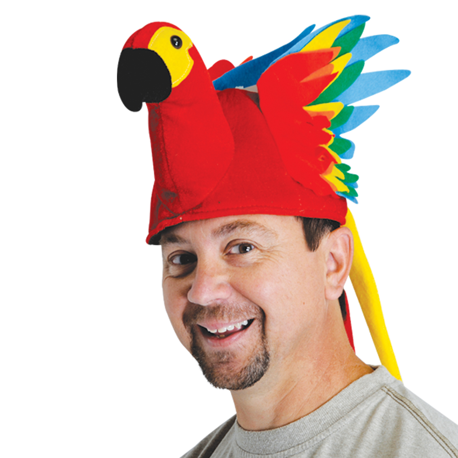 6 Pieces Plush Parrot Hat Party Hats & Tiara at
