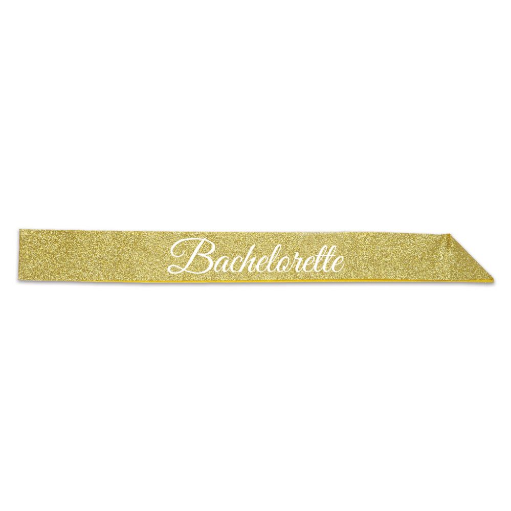 6 Wholesale Bachelorette Glittered Sash