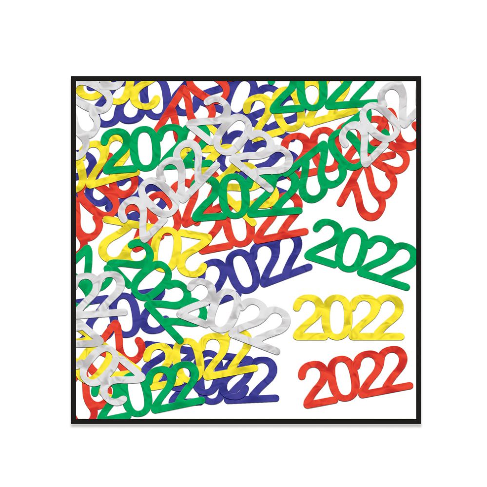 12 Pieces FancI-Fetti  2022  Silhouettes MultI-Color - Streamers & Confetti