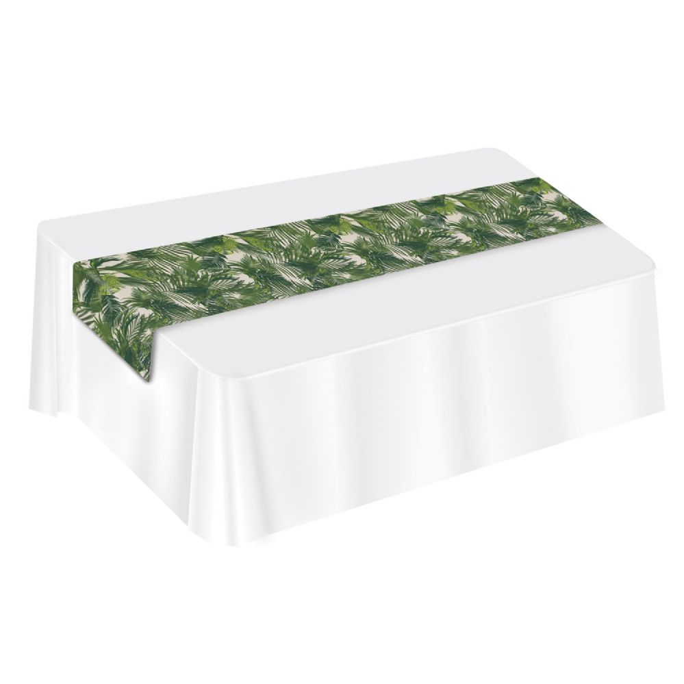 12 Wholesale Palm Leaf Fabric Table Runner