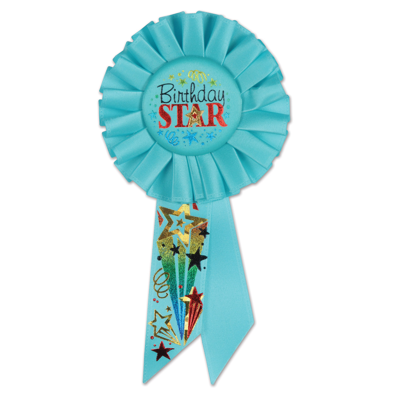 6 Pieces Birthday Star Rosette - Bows & Ribbons