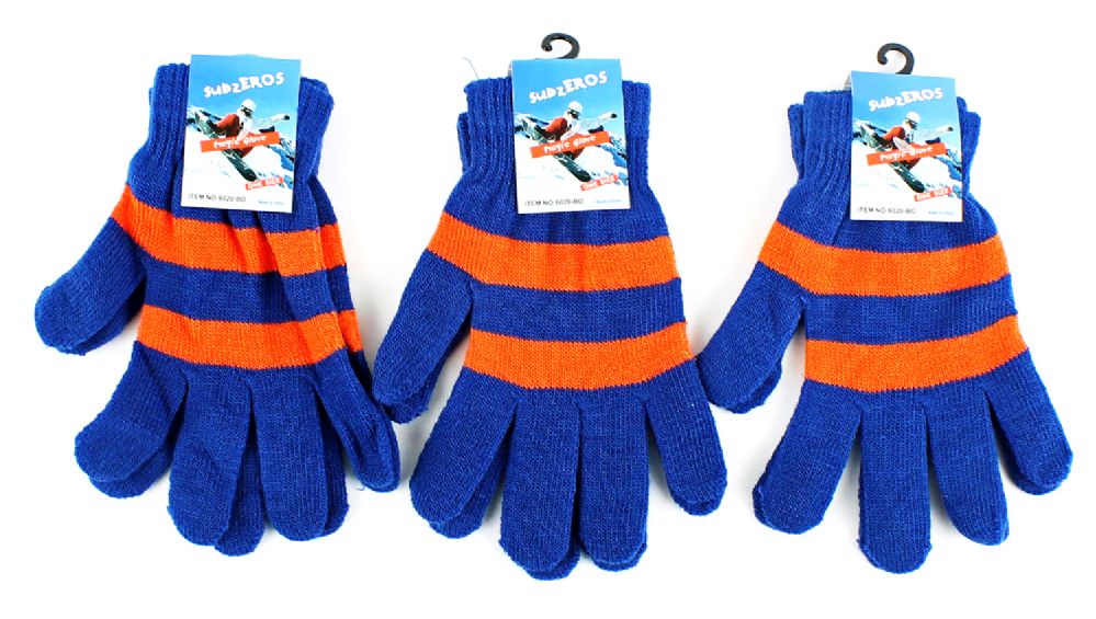60 Wholesale Adult Magic GloveS-Blue And Orange