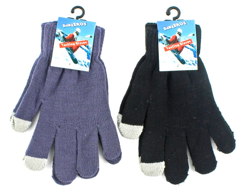 Magic Touchscreen Mens Gloves - 2Pk