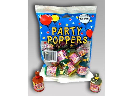 72 Wholesale Party Poppers