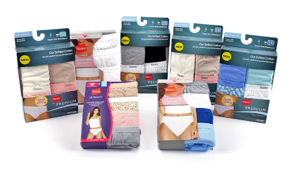 24 Pieces Hanes Women's Underwear - 4-Packs - Assorted Styles