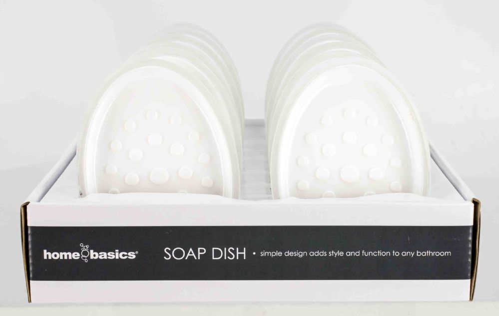 24 Pieces of Home Basics Plastic Soap Dish
