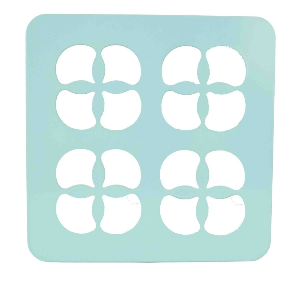 12 Pieces of Home Basics Turquoise Collection Trinity Trivet, Turqouise