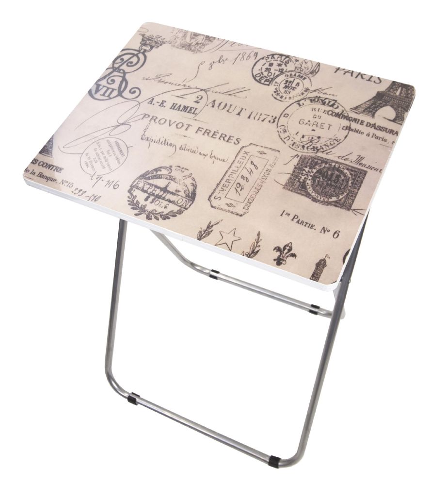6 Pieces of Home Basics Paris MultI-Purpose Foldable Table