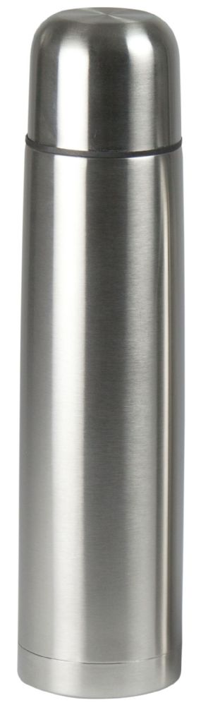 12 Pieces of Home Basics 33.8 oz. Stainless Steel Bullet Vaccum Flask, Silver
