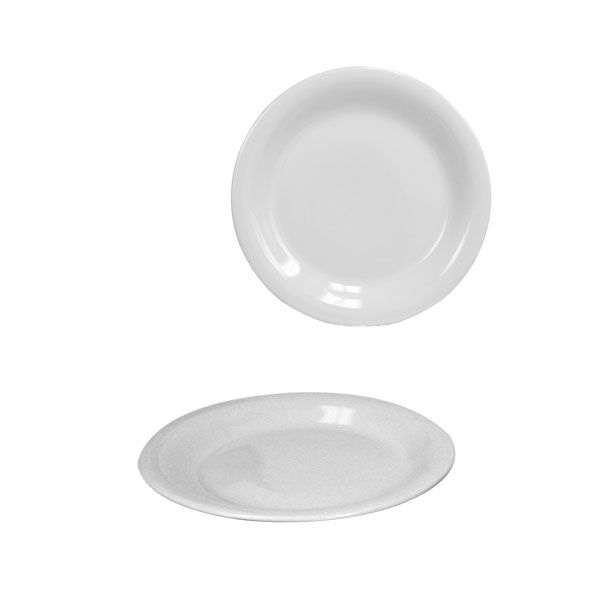 12 Wholesale Home Basics 10.5" Ceramic Dinner Plate, White