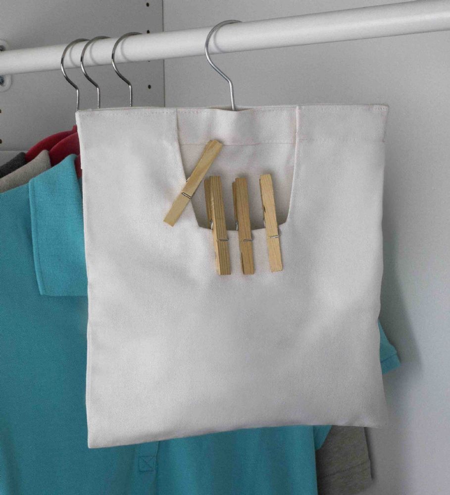 Home Basics Canvas Laundry Bag at