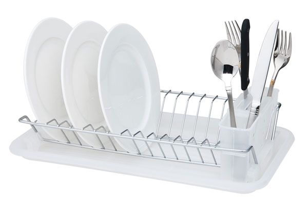 12 Wholesale Home Basics Compact Dish Drainer