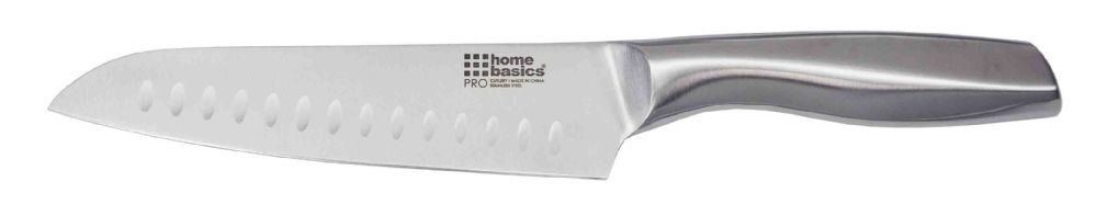 24 Wholesale Home Basics 5" Stainless Steel Santoku Knife with Handle