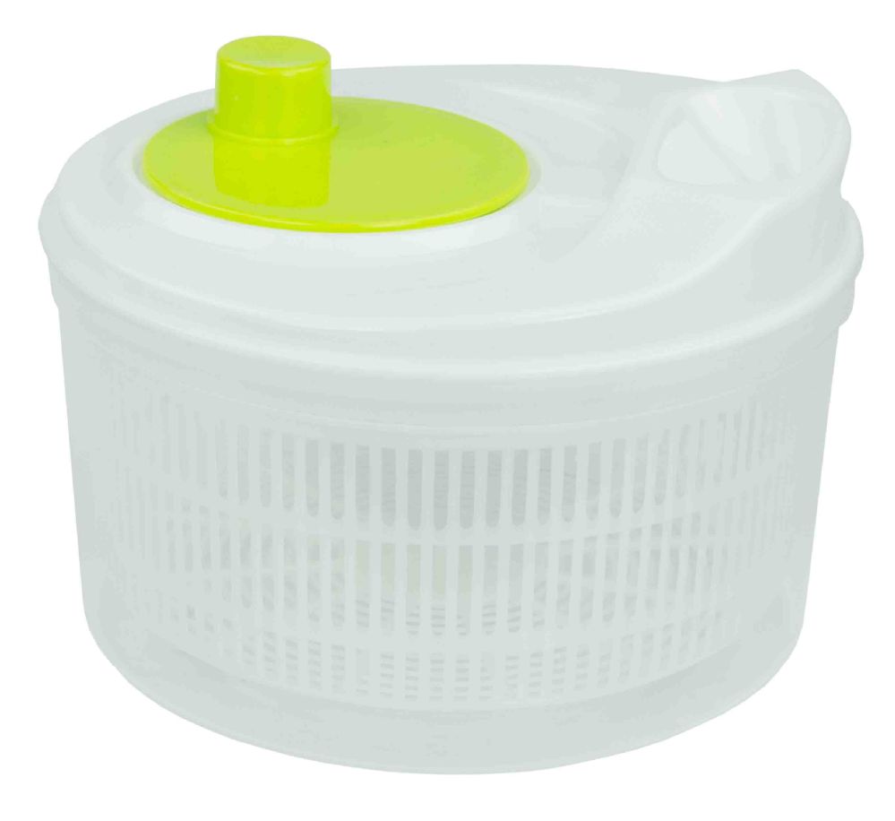 12 Wholesale Home Basics Plastic Salad Spinner, White