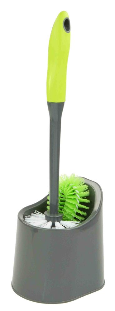 12 Pieces Home Basics Brilliant Dish Brush, Grey/lime - Cleaning