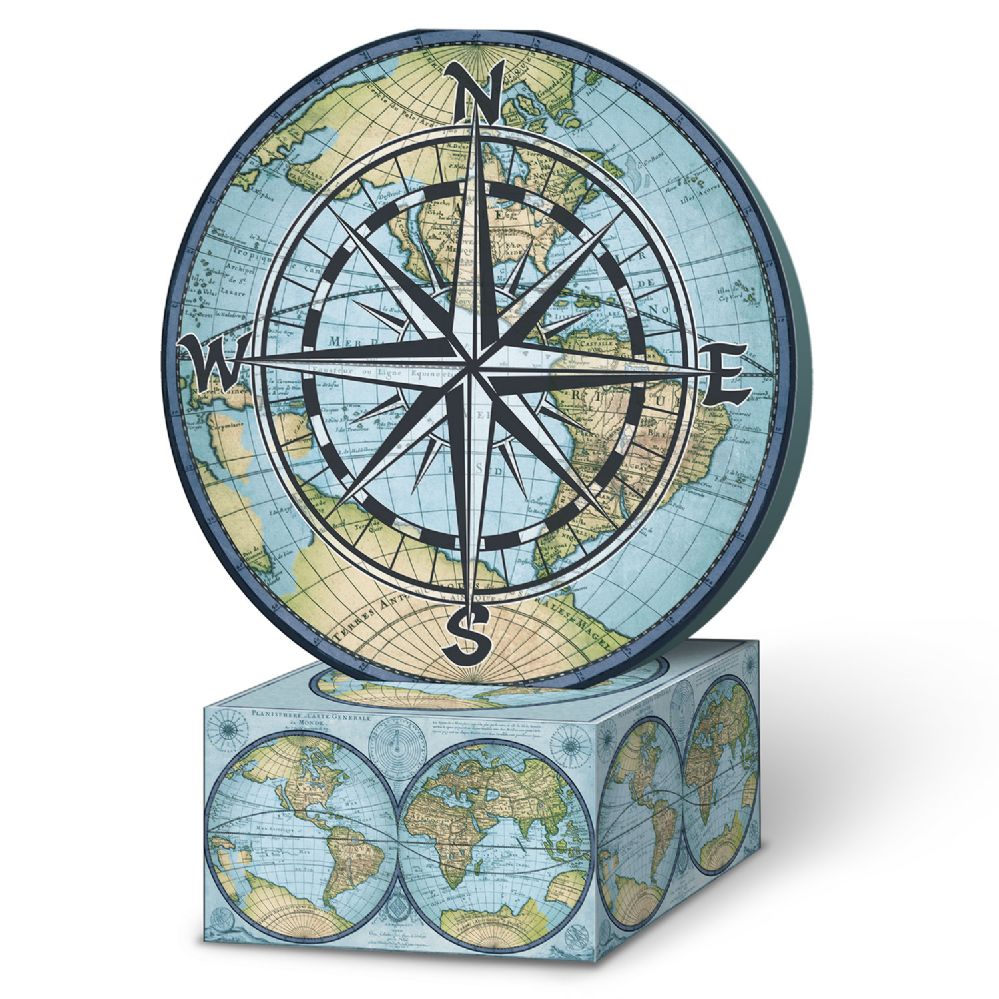 12 Wholesale 3-D Bon Voyage Centerpiece Assembly Required