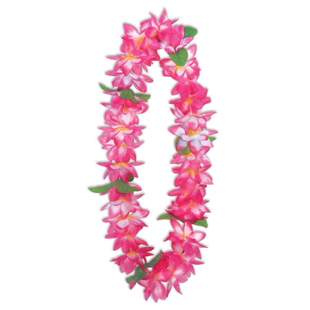 12 Pieces Big Island Floral Lei - Party Necklaces & Bracelets