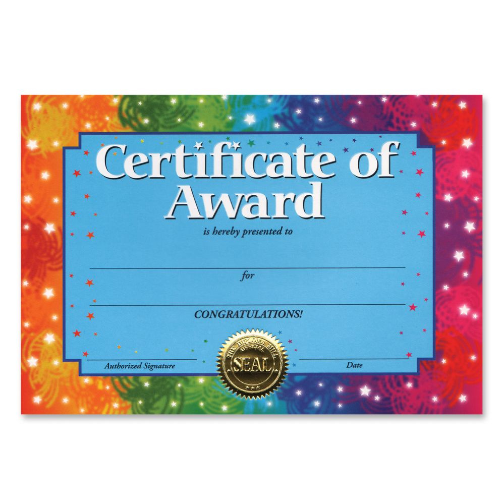 6 Wholesale Certificate Of Award at