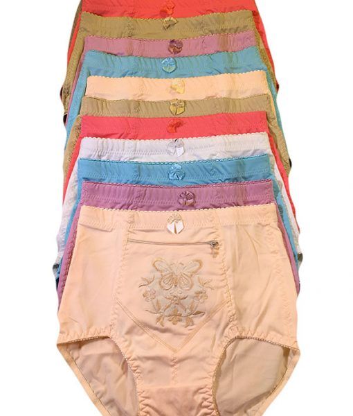 36 Wholesale Wakoii Ladys Nylon Girdle With Zippered Pocket Assorted Colors  Size Medium - at 
