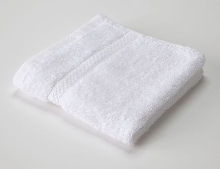 Cotton Terry Washcloths 12x12 New White