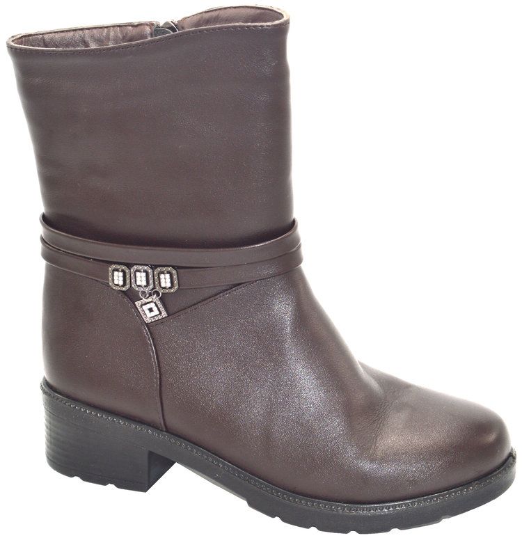 12 Pieces Women Comfortable Ankle Boots Color Brown Size 6-11 - Women's Boots