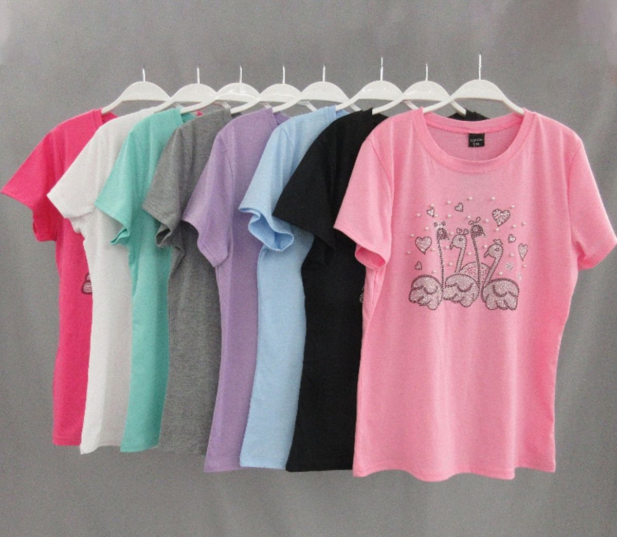 12 Pieces of Women's T-Shirt Graphic Tee L/xl