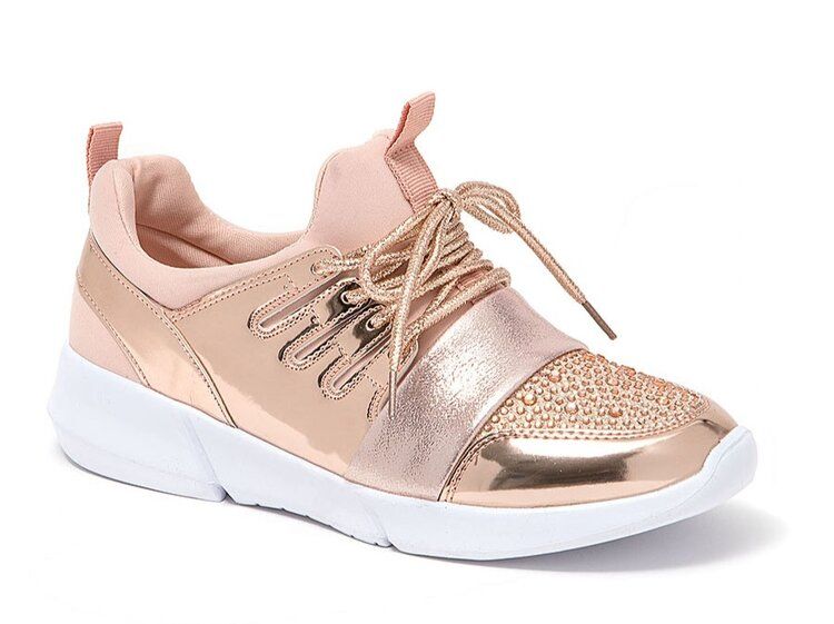 12 Pairs Women Sneakers Champagne Size 5 - 10 Assorted - Women's Sneakers