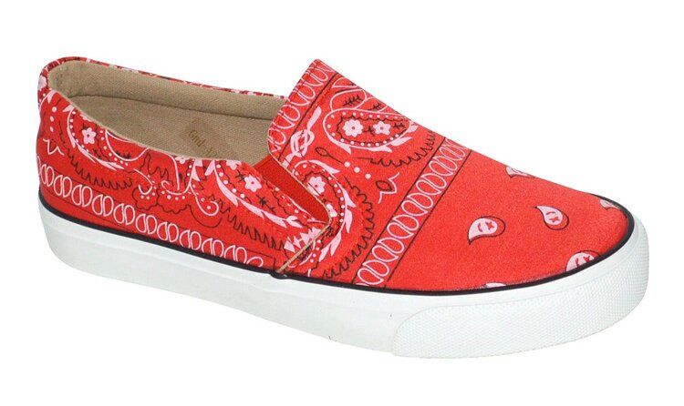 12 Wholesale Women Sneakers Red Size 6 - 10 Assorted