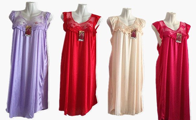 48 Wholesale Womens House Duster Night Gown Assorted