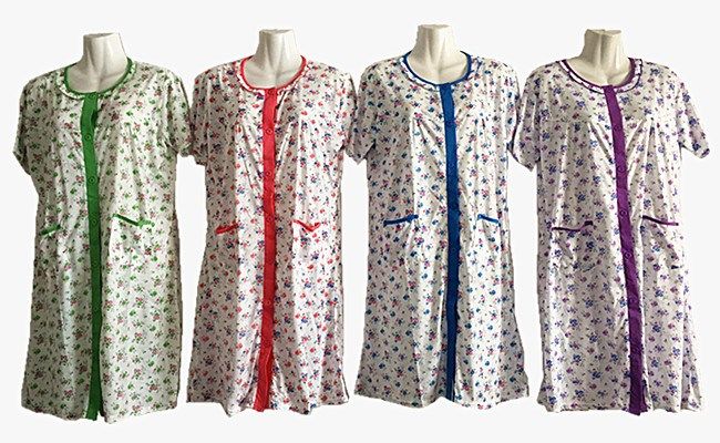 48 Pieces Womens House Duster Night Gown Sizes Assorted - Women's Pajamas and Sleepwear
