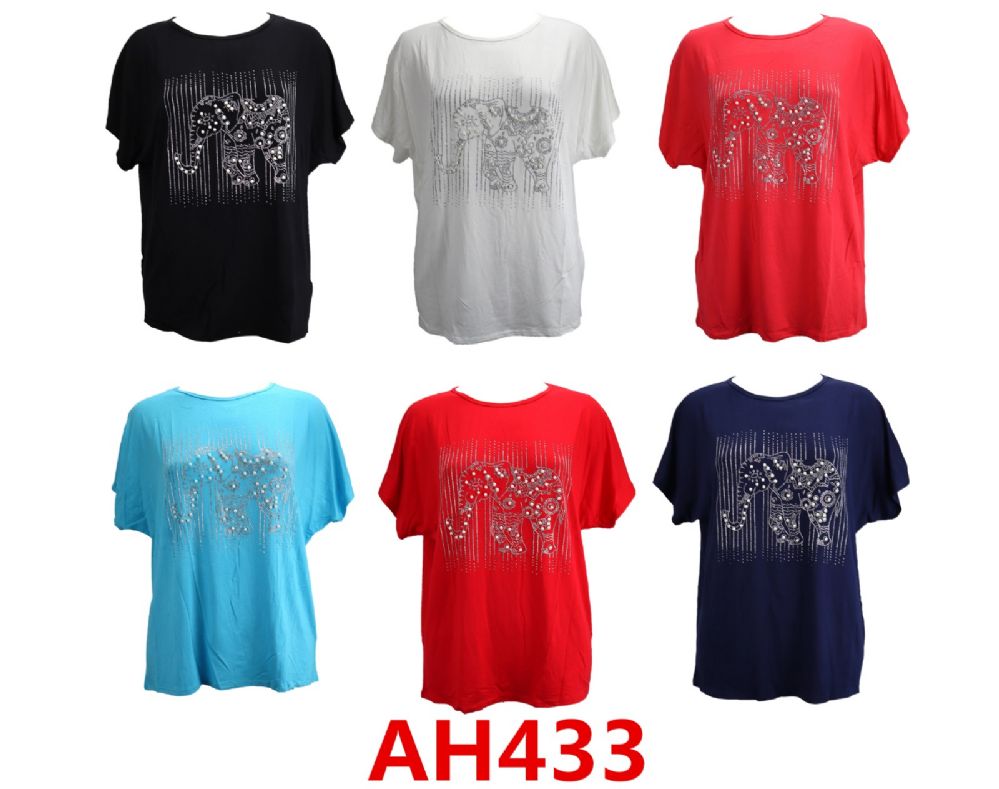 48 pieces of Womens T -Shirt Size L / xl