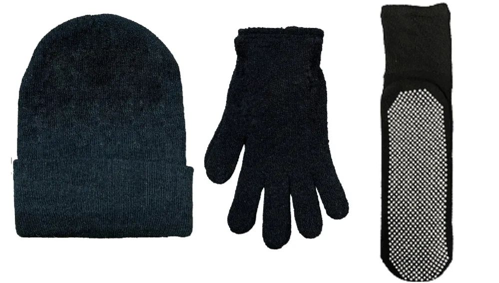 180 Pairs Yacht & Smith Bundle Care Combo Pack, Wholesale Hats Glove, Socks 180pcs Mens - Winter Care Sets