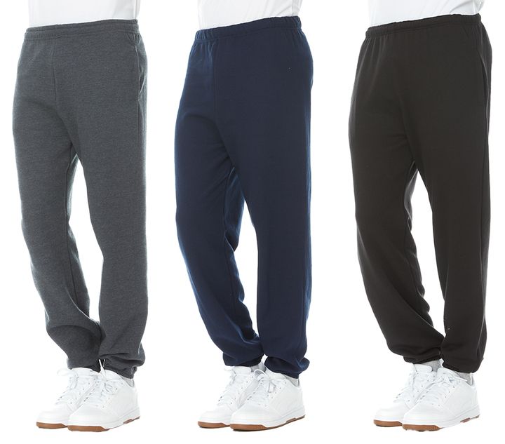 Yacht Smith Mens Assorted Colors Joggers Pocketless No Draw String Size xl at socksinbulk Socksinbulk