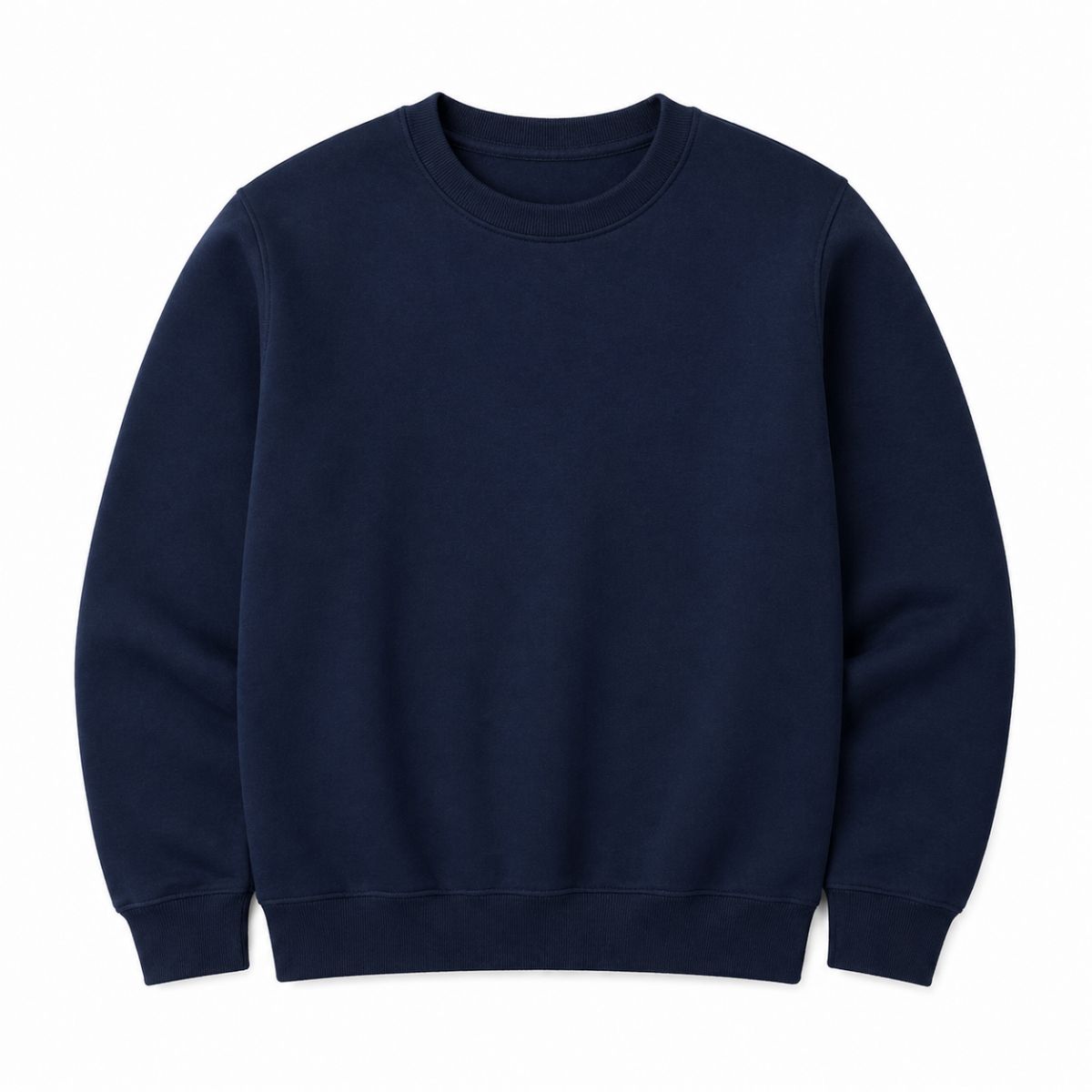 Youth Cotton Crew Neck Sweat Shirt Navy Blue Size 2X-Large - SB