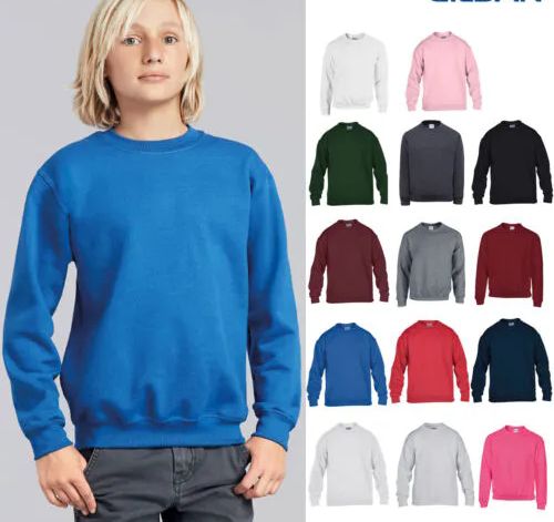 36 Pieces Youth Crewneck Sweatshirts Size Small - Boys Sweaters