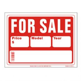 120 Pieces Sign 9in X 12in Car For Sale - Signs & Flags