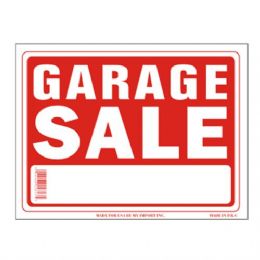 96 Wholesale Sign 9in X 12in Garage Sale