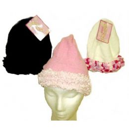 72 Wholesale Ladies Chenille Winter Hat