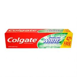 48 Pieces Colgate Tp 4oz Sparkling White Mint - Toothbrushes and Toothpaste