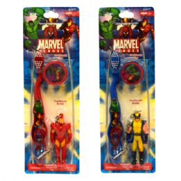 48 Pieces Marvel Heroes Toothbrush Travel Kit - Toothbrushes and Toothpaste