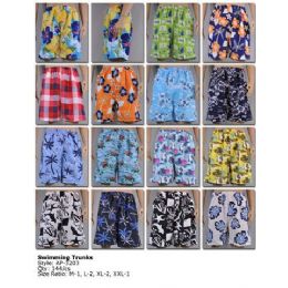 144 Units of Mens Swimming Trunks - Mens Bathing Suits