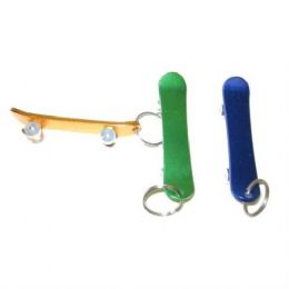 144 of Skateboard Keychain Metal Assorted Colors