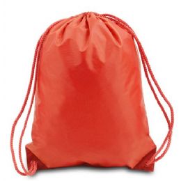 60 Wholesale Drawstring Backpack - Orange