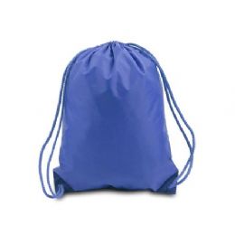 60 Wholesale Drawstring Backpack - Royal