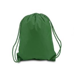60 Wholesale Drawstring Backpack - Forest